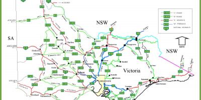 מפה של ויקטוריה אוסטרליה