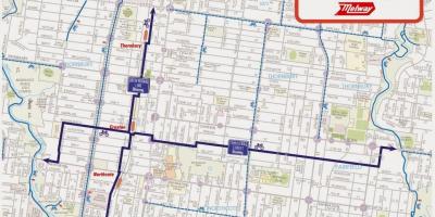 מפה של מלבורן אופניים לשתף