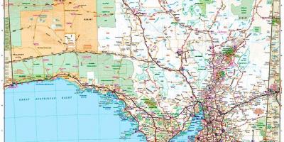 מפה של דרום אוסטרליה